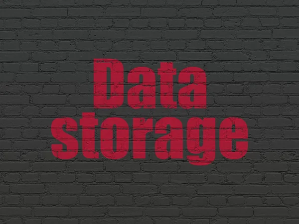 Information concept: Data Storage on wall background — Stock Photo, Image