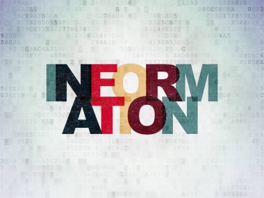 Veri kavramı: dijital veri kağıt arka plan hakkında bilgi