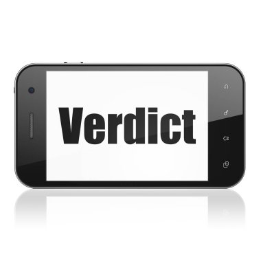 Hukuk kavramı: Smartphone ile görüntü üzerinde karar