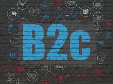 Ekonomi kavramı: b2c duvar zemin üzerine