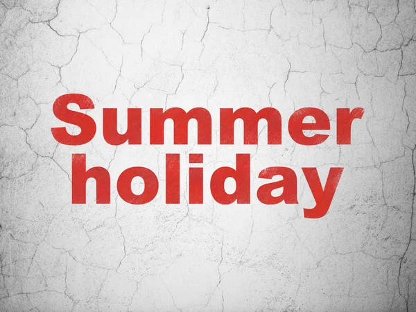 Turizm kavramı: yaz tatili duvar arka plan üzerinde