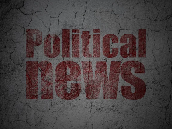 Nachrichtenkonzept: Politische Nachrichten vor Grunge-Hintergrund — Stockfoto