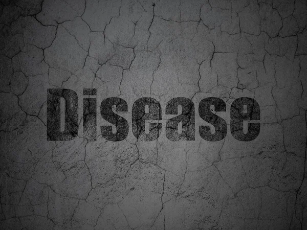 Health concept: Disease on grunge wall background — Stock Photo, Image