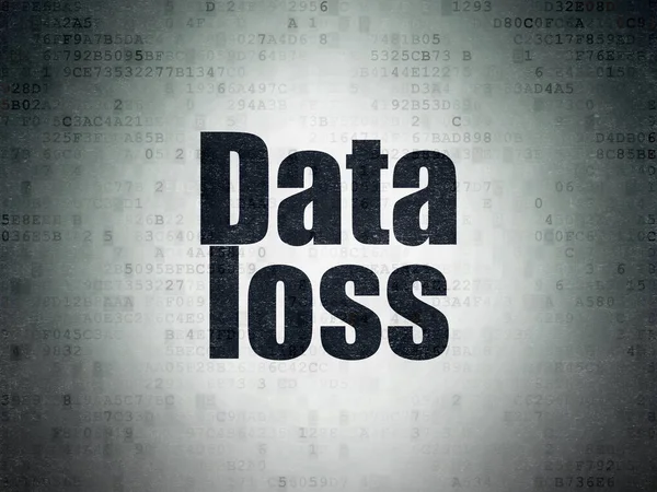 Datenkonzept: Datenverlust auf digitalem Datenpapier Hintergrund — Stockfoto