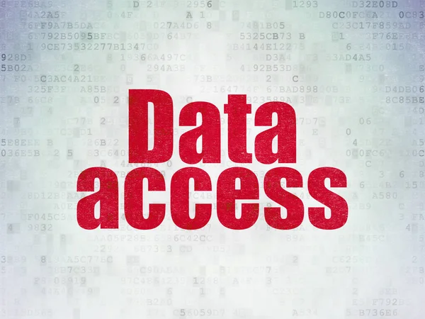 Information koncept: dataåtkomst på Digital Data papper bakgrund — Stockfoto