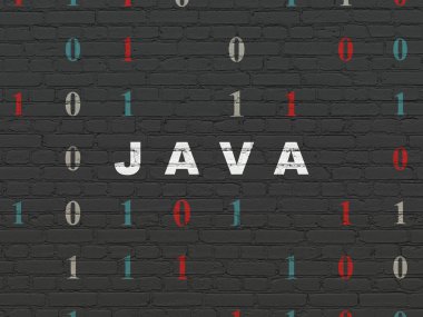 Programlama kavramı: Java duvar arka plan üzerinde