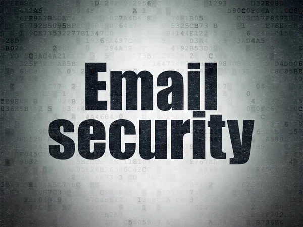 Conceito de segurança: Email Security on Digital Data Paper background — Fotografia de Stock