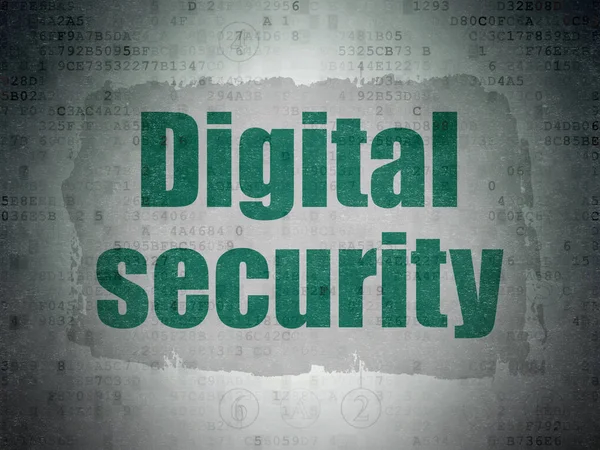 Sikkerhetskonsept: Digital Security on Digital Data Paper-bakgrunn – stockfoto