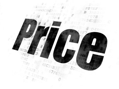 Pazarlama kavramı: dijital arka plan fiyat