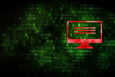 Programlama kavramı: dijital arka yüzündeki LCD ekran