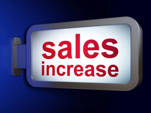 Marketing concept: Sales Increase on billboard background
