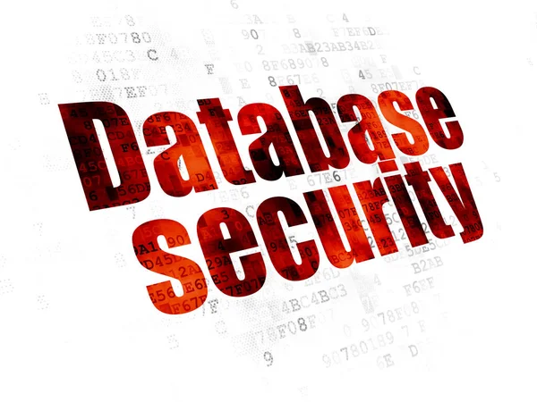 Software concept: Database Security on Digital background — Stock Photo, Image