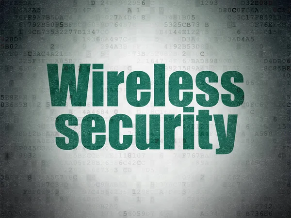 Privacy concept: Wireless Security on Digital Data Paper background — Stock Photo, Image