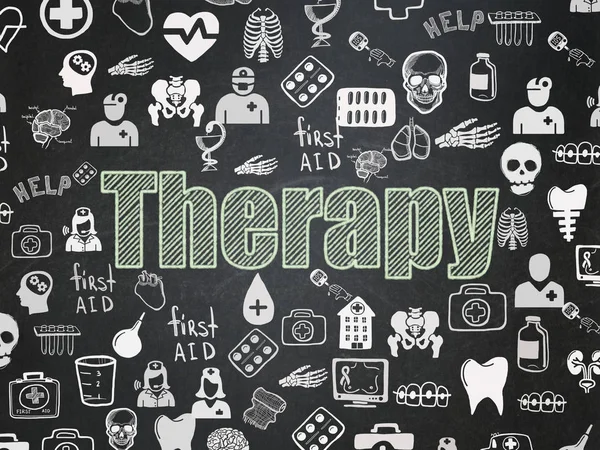 Sağlık kavramı: terapi okul yönetimi arka plan üzerinde