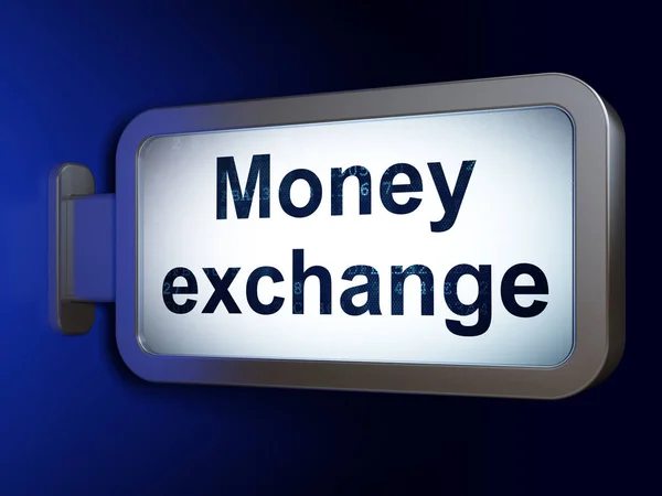 Money concept: Money Exchange on billboard background — Stock Photo, Image