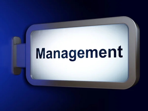 Finance koncept: ordet Management på billboard bakgrund — Stockfoto