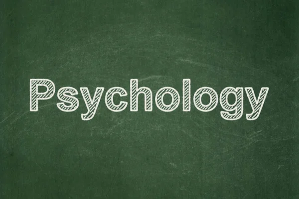 Medicine concept: Psychology on chalkboard background — Stock Photo, Image