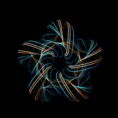 3D soyut yaratıcı arka plan veya dekorasyon eleman.