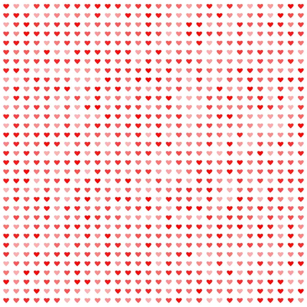 Fond Abstrait Avec Des Cœurs Rouges Pour Saint Valentin Illustration — Image vectorielle