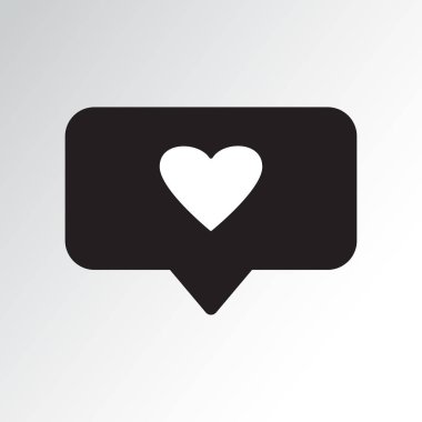 Simge gibi. Bildirim sayaç. Vektör çizim