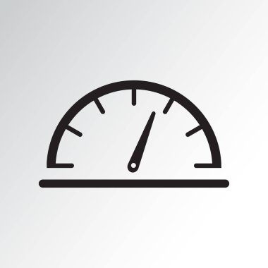 Hız göstergesi simgesi. vektör illüstrasyonu