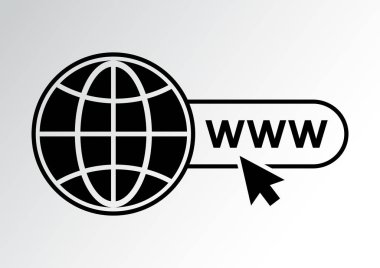 Web sitesi simge. Vektör çizim