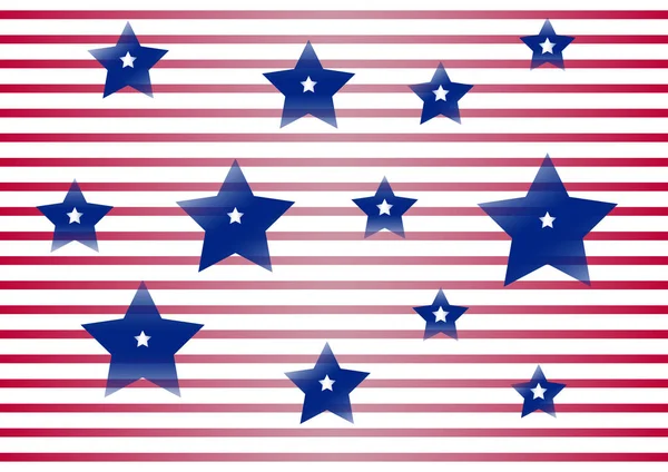 Tło Uroczysty Dzień Niepodległości Dzień Patriot Stany Zjednoczone Ameryki Ilustracja — Wektor stockowy