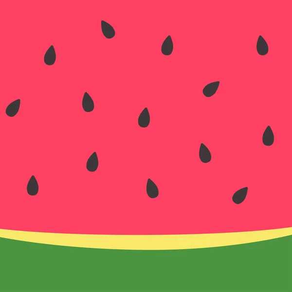 Watermelon Background Vector Illustration — Stock Vector