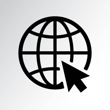 Web sitesi simge. Vektör çizim
