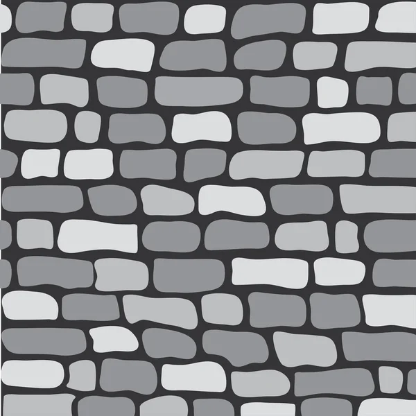 无缝图案灰色砖墙 矢量图解 — 图库矢量图片