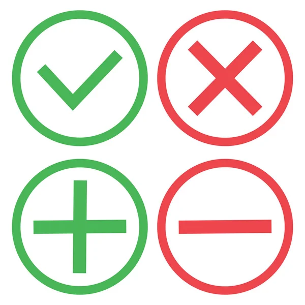 3d green check mark symbol and red cross, yes sign fact and myth verified  fulfilled correct answer 20715213 Vector Art at Vecteezy