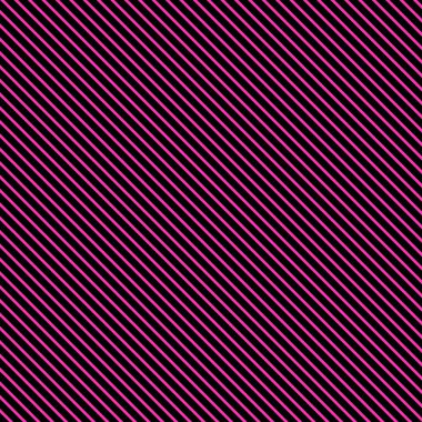 Siyah arka plan üzerine pembe sürekli çizgilerle geometrik çizgili desen. Vektör çizim