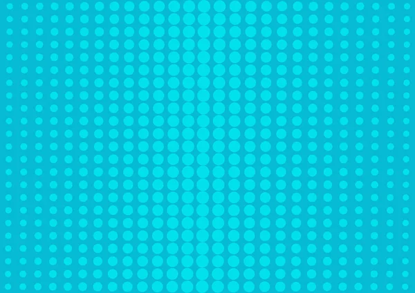 Fondo Abstracto Azul Con Puntos Medio Tono Estilo Pop Art — Archivo Imágenes Vectoriales