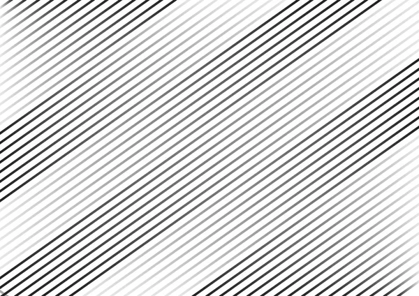 Striped Background Black Parallel Diagonal Lines Vector Illustration — Stock Vector