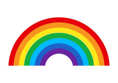 Gökkuşağı arka plan. vektör çizim