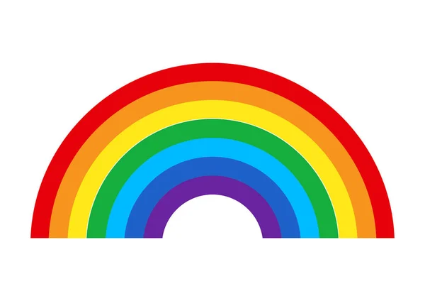 Rainbow Bakgrund Vektor Illustration — Stock vektor