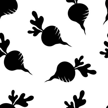 Beyaz arka planda siyah pancar izole edilmiş pürüzsüz desen. Vektör illüstrasyonu