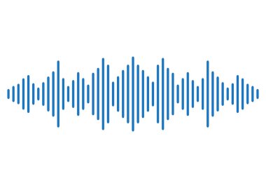 Mavi ses dalgası arka plan. Vektör Illustration