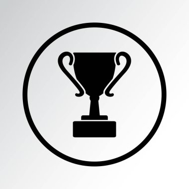 Kazanan simgesi. Vektör çizim