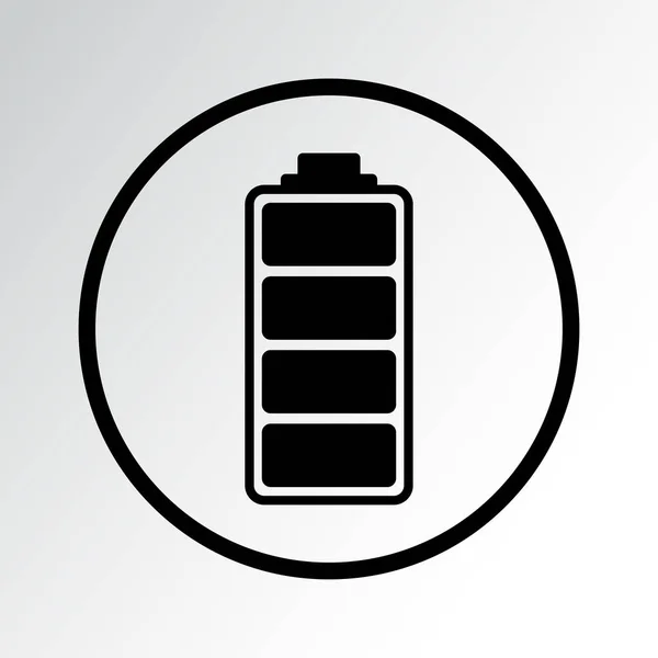 Battery icon. Vector illustration — Stock Vector