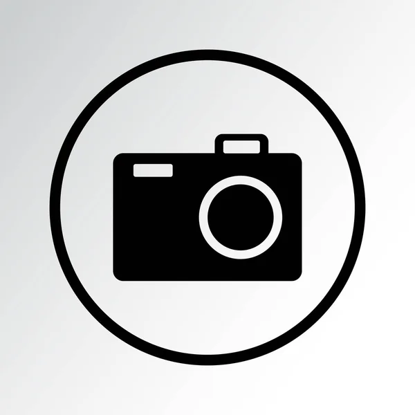 Camera icon. Vector illustration — Stock Vector