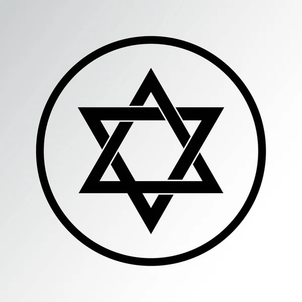 Religion symbol icon. Judaism. Vector illustration — Stock Vector
