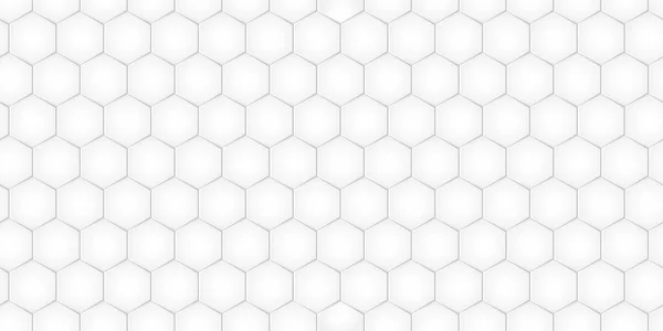 Motif géométrique avec hexagones, tuile monochrome. Fond en nid d'abeille. Vecteur — Image vectorielle
