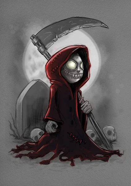 Bebis Grim Reaper — Stockfoto