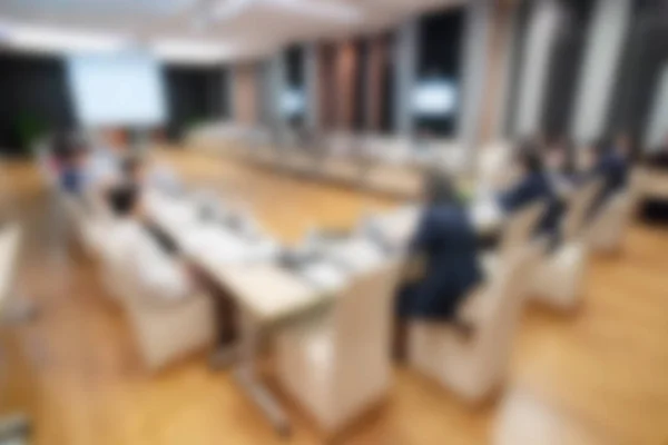 Verschwommener Hintergrund Von Geschäftsleuten Konferenzsaal Oder Seminarraum — Stockfoto