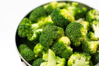 Ham taze brokoli çiçeği, sağlıklı yeşil Organ hazır yemek için.