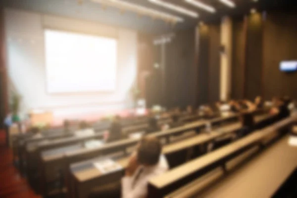 Contexto Turvo Dos Empresários Sala Conferências Sala Seminários — Fotografia de Stock