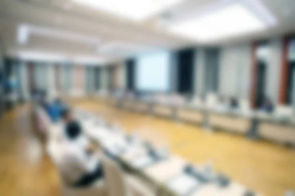 Verschwommener Hintergrund Von Geschäftsleuten Konferenzsaal Oder Seminarraum — Stockfoto