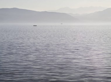 Balıkçı teknesi ve Yunanistan Ege Denizi Balıkçılık