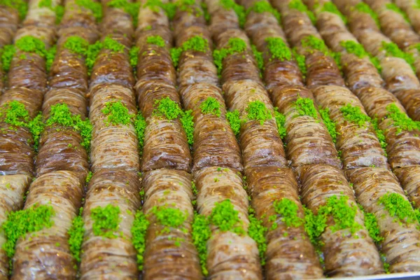 Eastern sweets baklava with fistachka